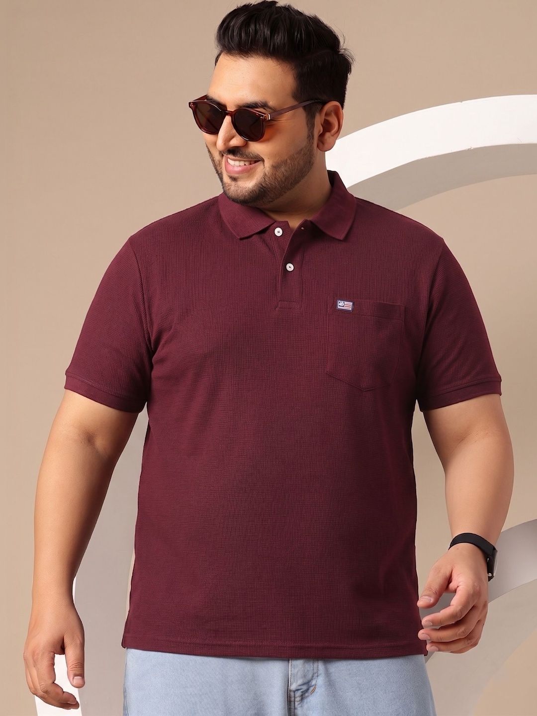 Sztori Men Polo Collar Pockets T-shirt