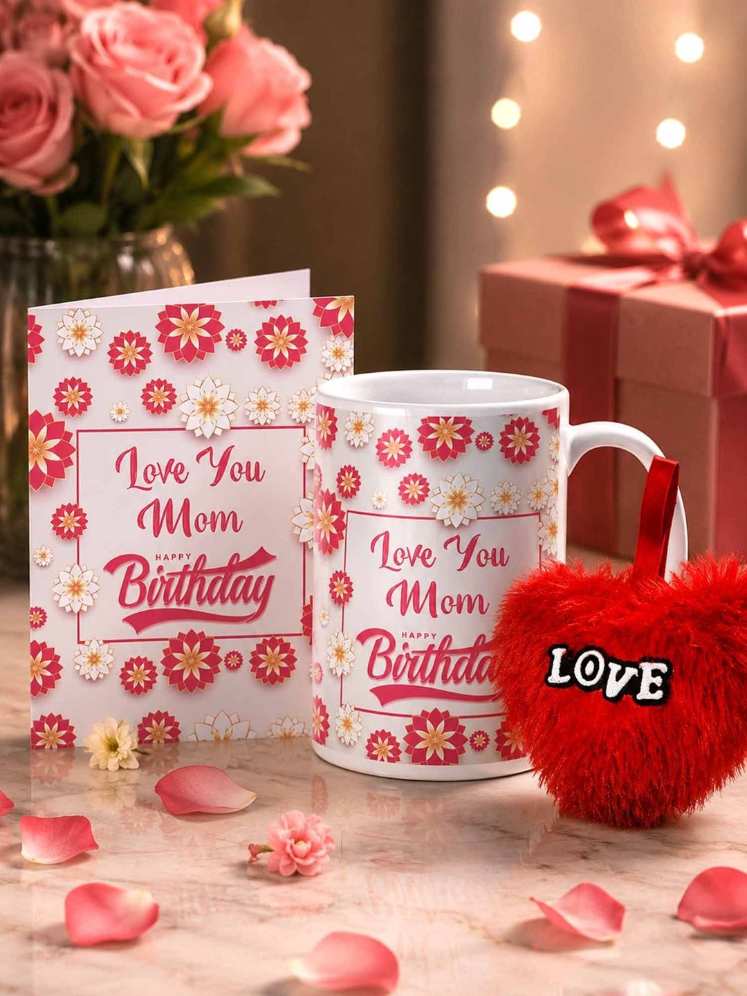 GIFT MY PASSION White 2-Pcs Mom Birthday Gift