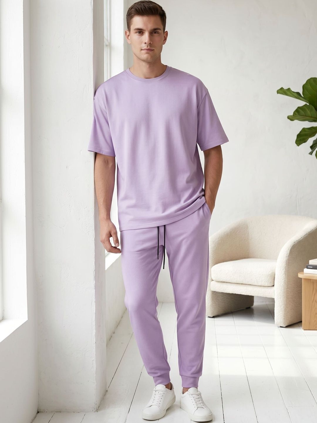 Tshirts Buddy Tshirts Buddy Solid T-shirt with Joggers