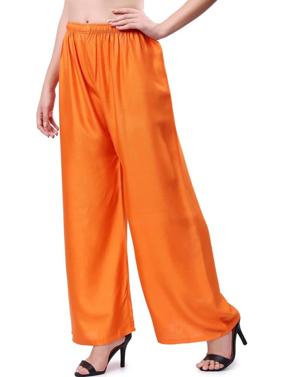 VIKESA Women Knitted Ethnic Palazzos