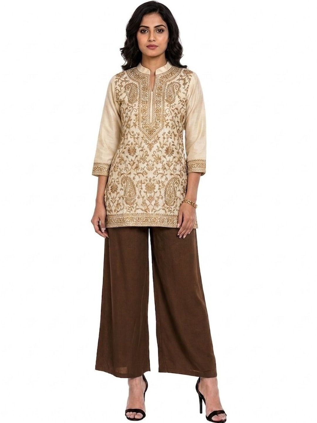SRISARAS Women Ethnic Palazzos