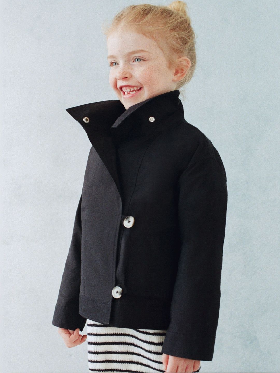 Mango Kids Mango Kids Girls Open Front Jacket