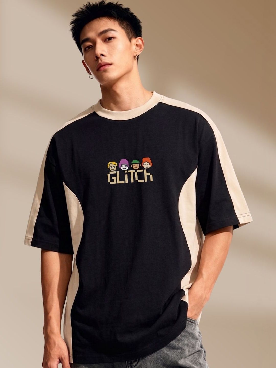 Cool Plus Men Colourblocked T-shirt