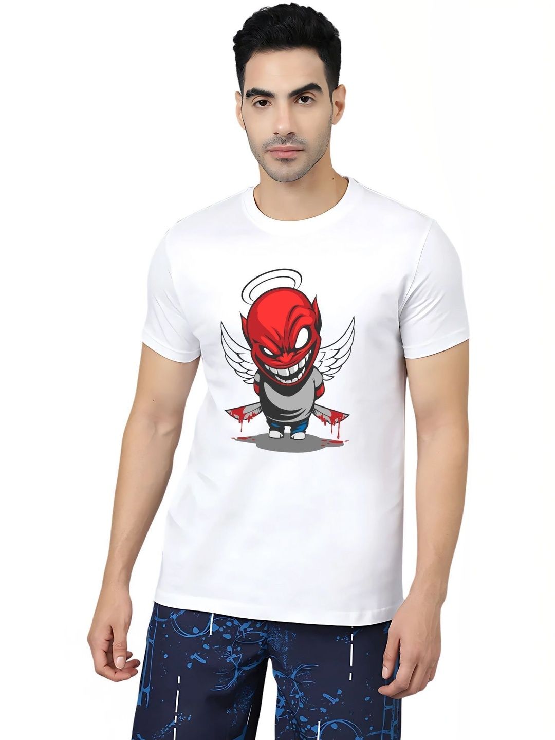 Ladies Haat Men Printed T-shirt