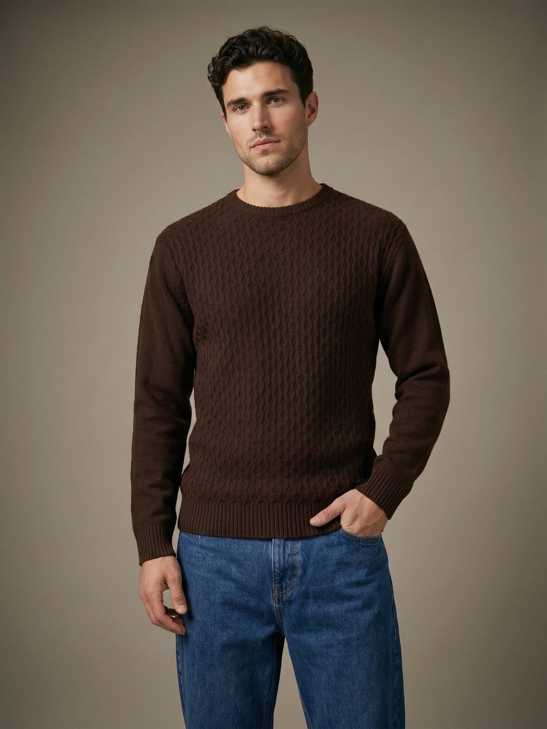 glitchez glitchez Self-Design Pullover Sweaters