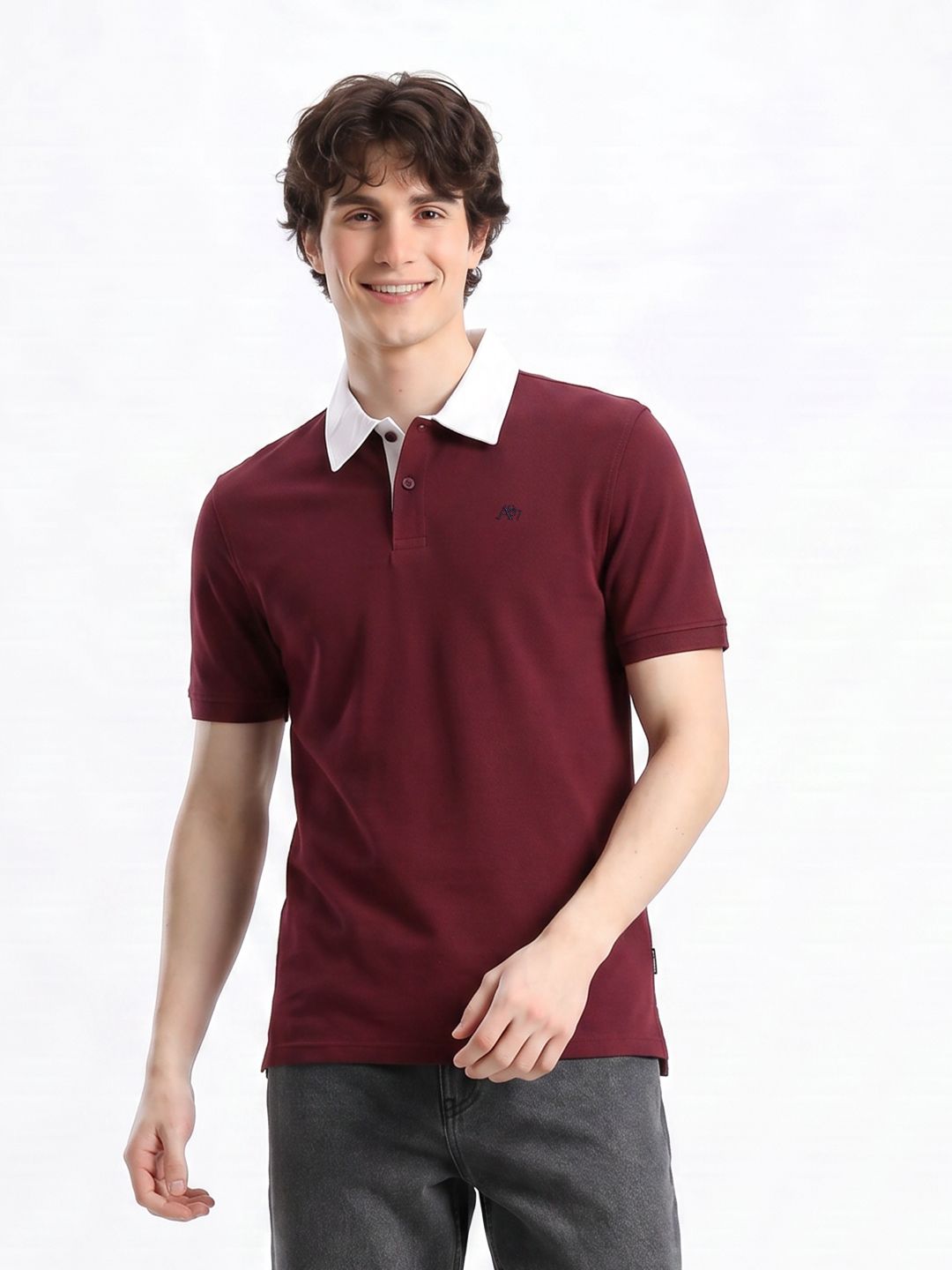 Aeropostale Polo Collar Pure Cotton T-shirt