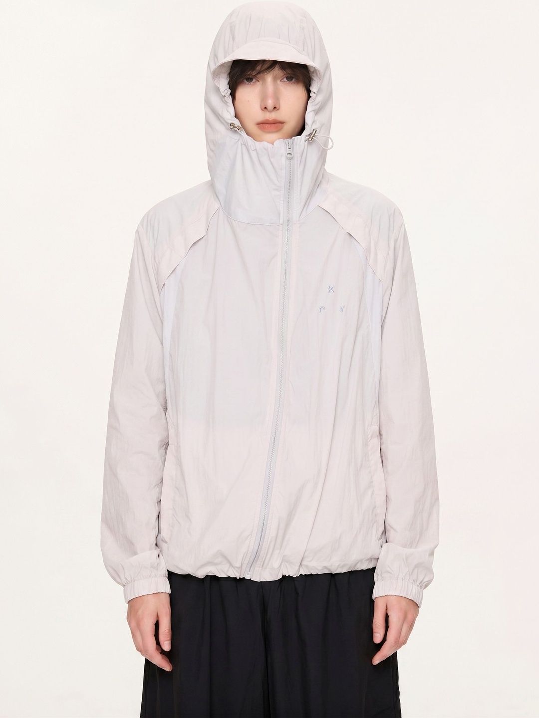 StyleCast x Revolte Men Colourblocked Lightweight Outdoor Woven Jacket