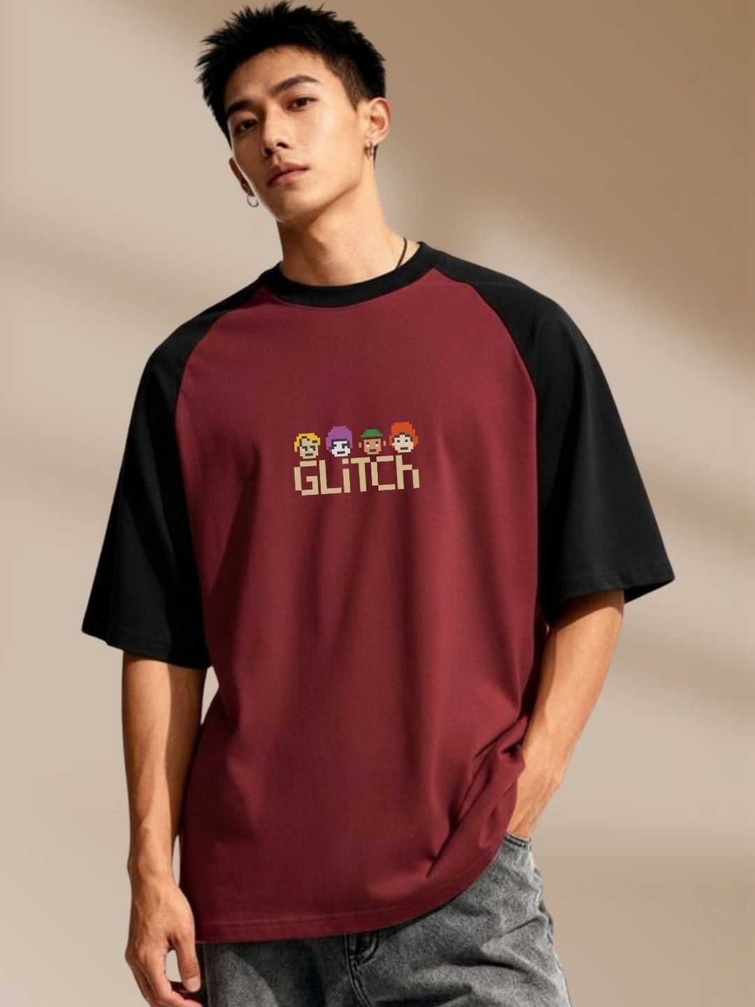 Cool Plus Men Colourblocked T-shirt