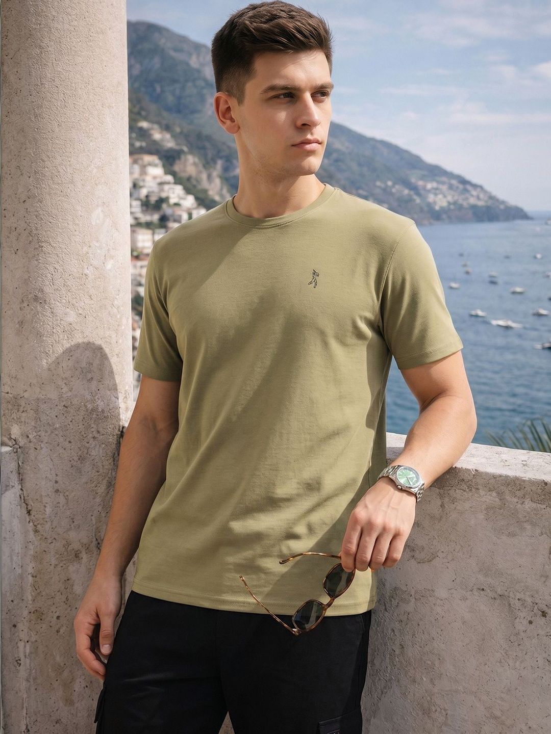 Thomas Scott Pure Cotton Round Neck Regular Fit Tshirt
