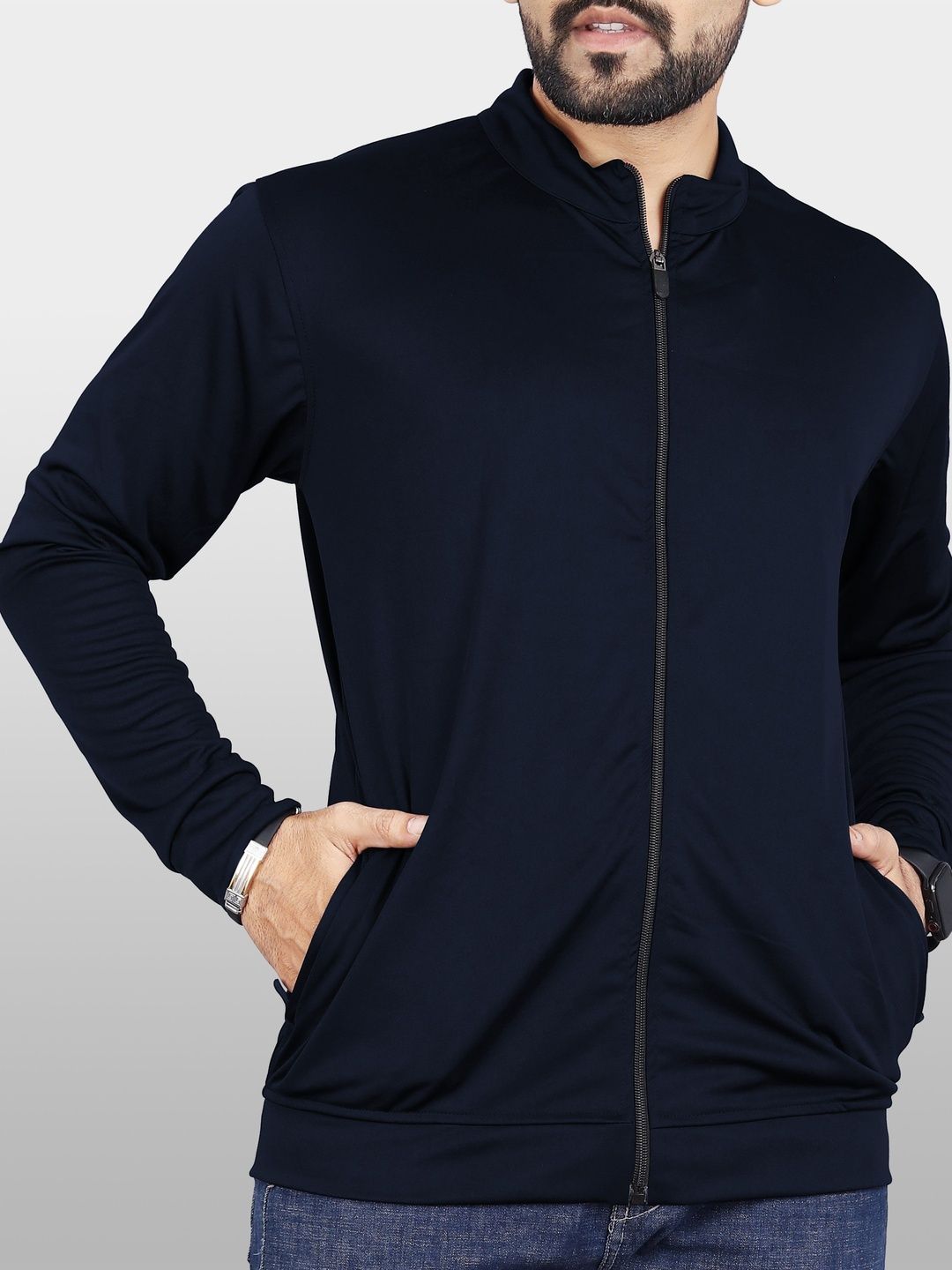 Veehaus Men Running Open Front Jacket