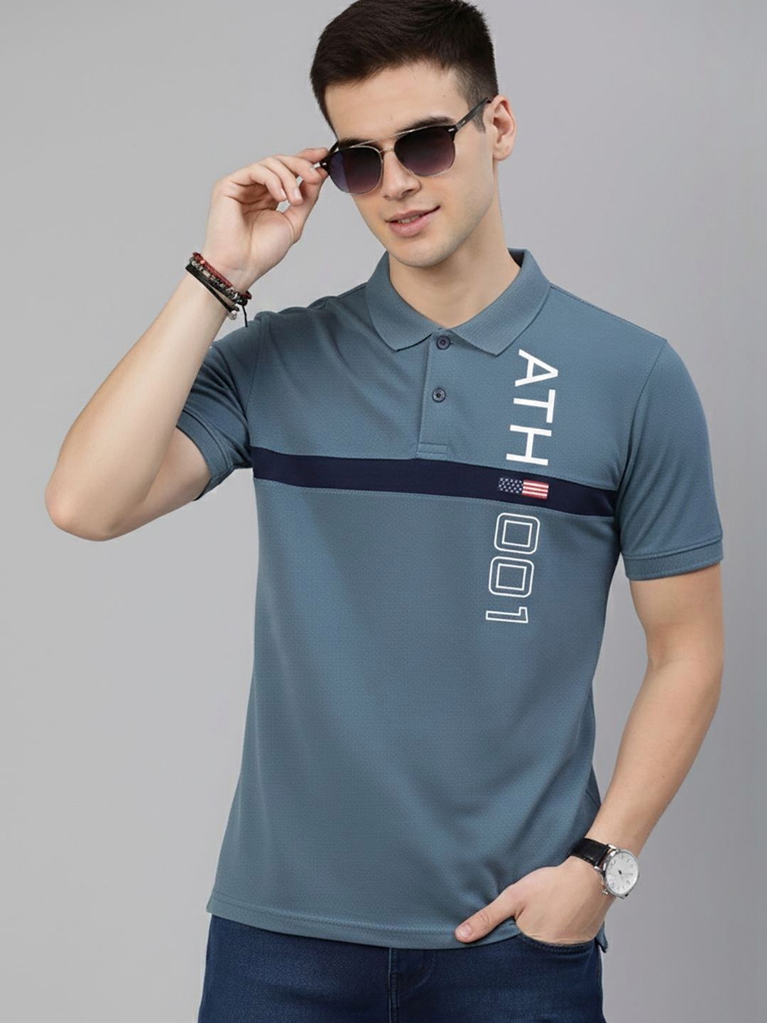 Kook N Keech Men Typography Printed Polo Collar T-shirt