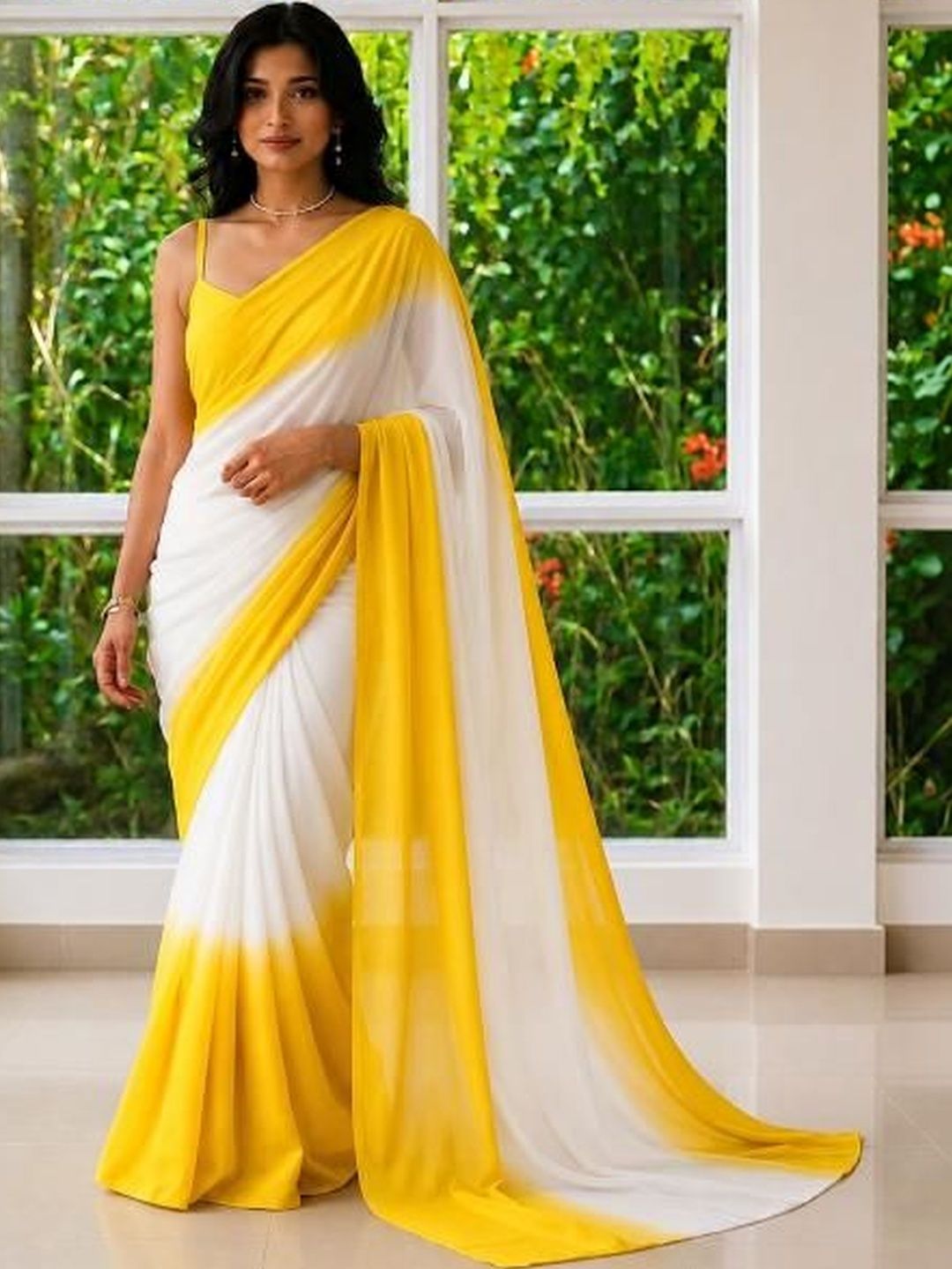 Moda Rapido Ombre Pure Georgette Saree