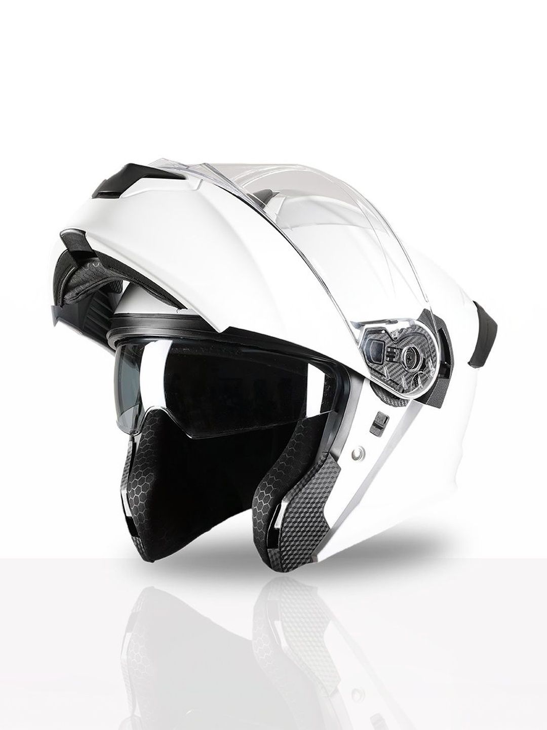 TVS Scratch Resistant Flip-up Riding Helmet