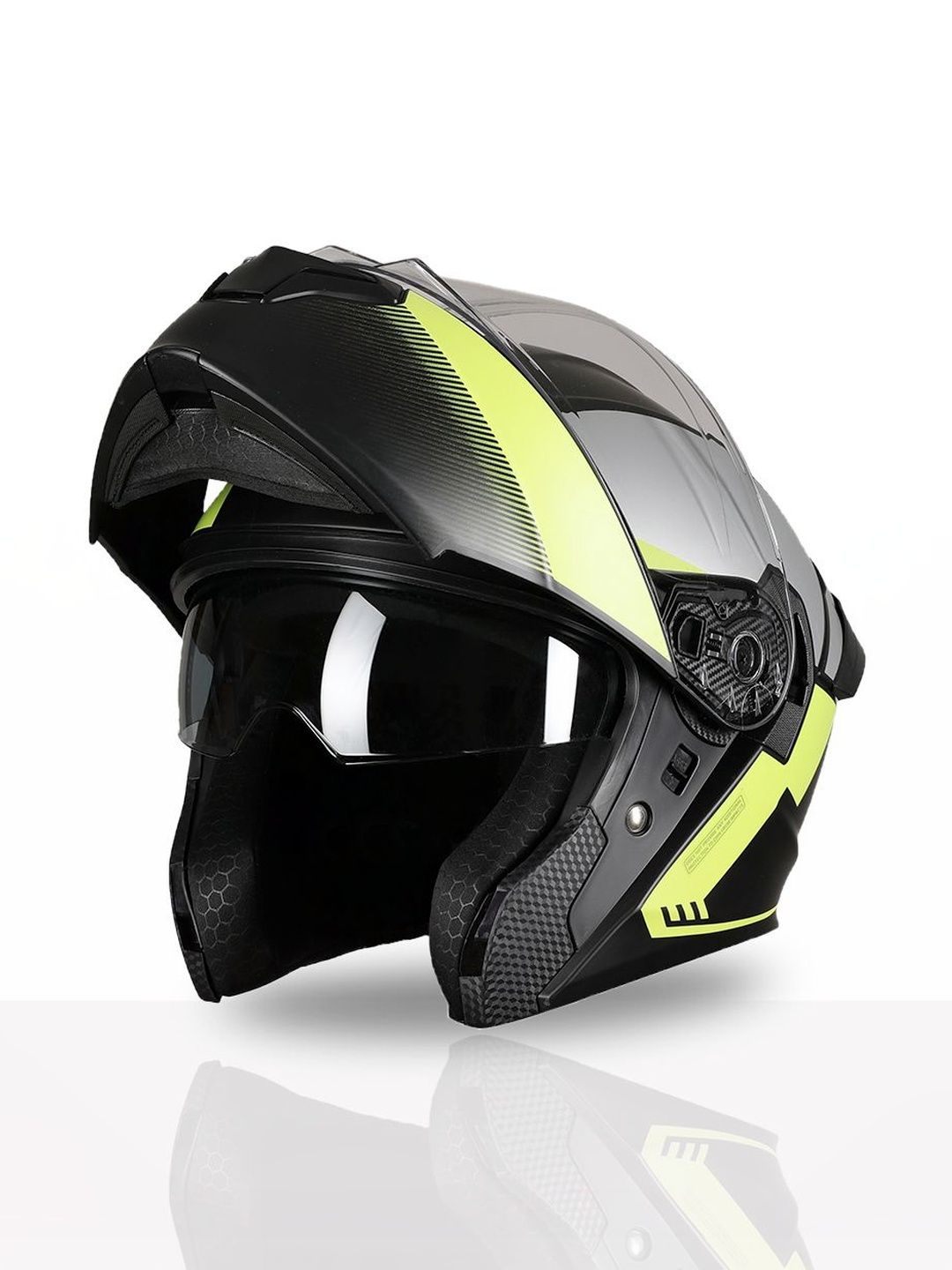 TVS Scratch Resistant Flip-up Riding Helmet