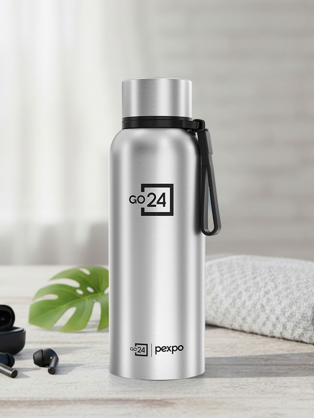 Bravo Silver 3 Layer Insulated Stainless Steel Water Bottle 500ml