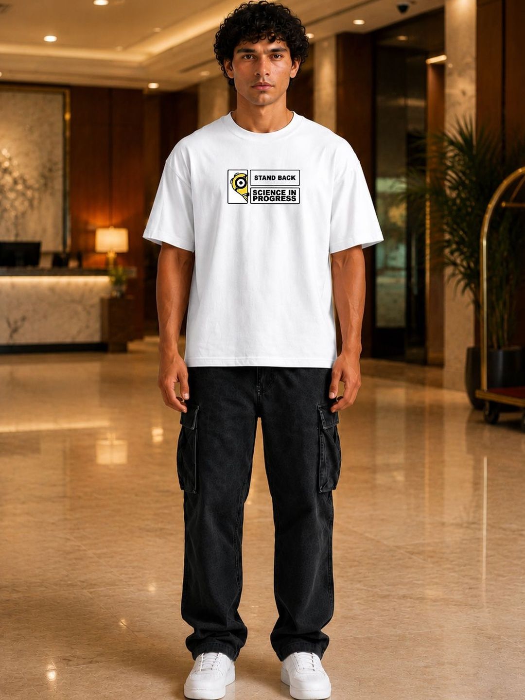 BRAHMOR Men Typography Printed T-shirt