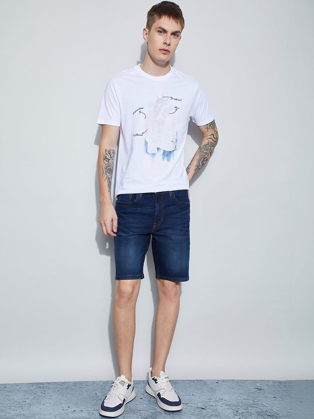 Forca by Lifestyle Men Printed T-shirt