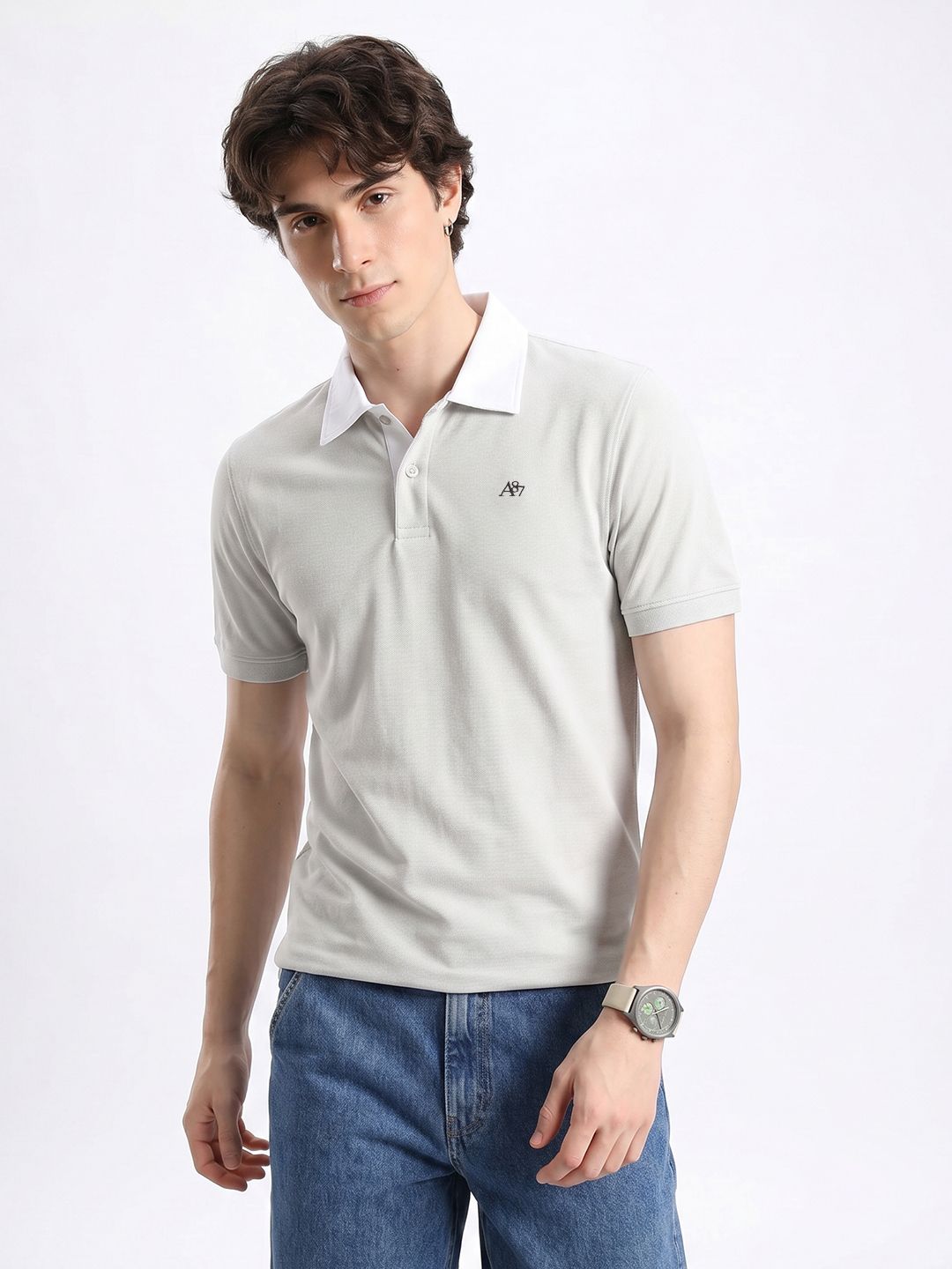 Aeropostale Polo Collar Pure Cotton T-shirt