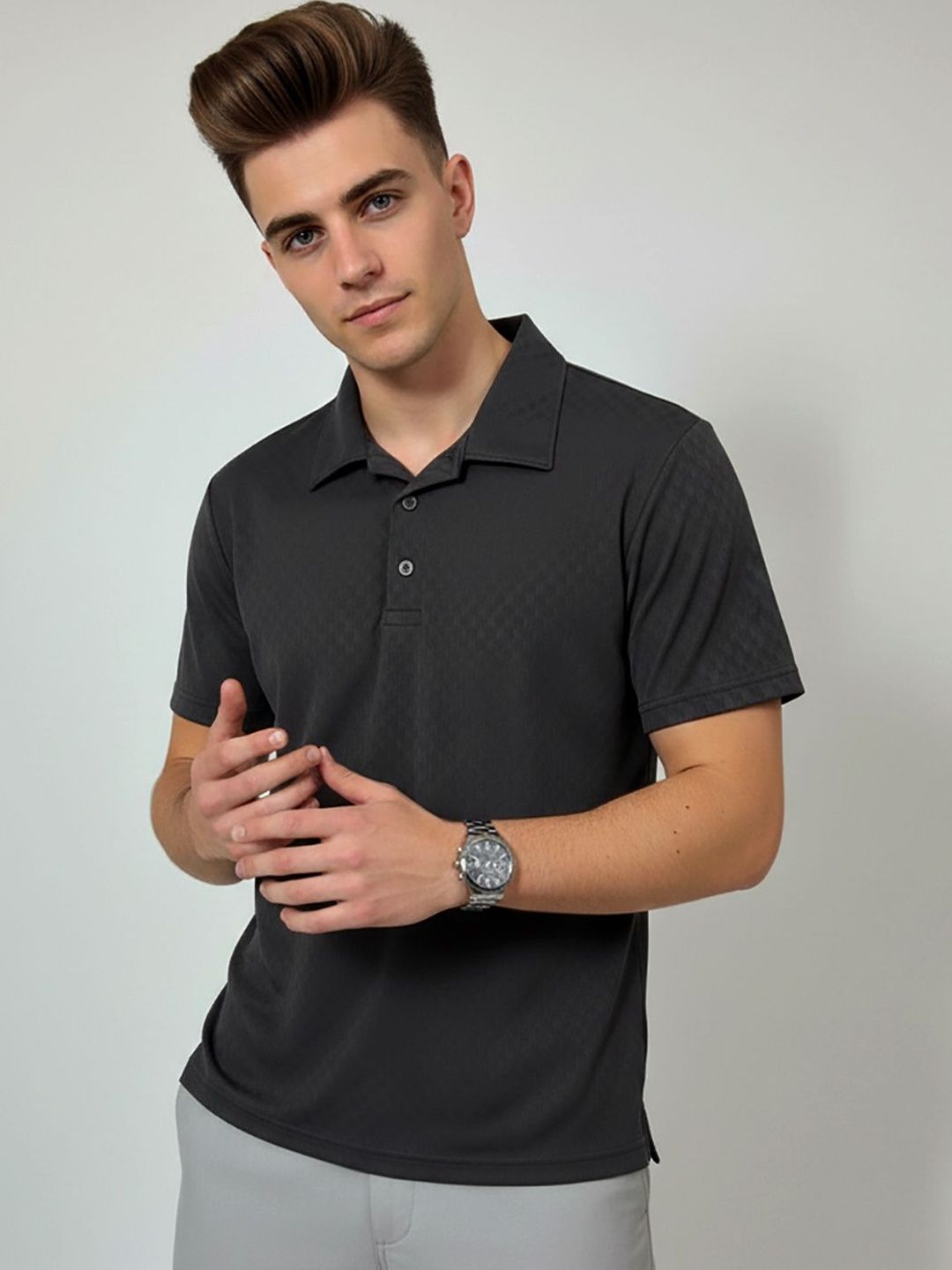 Kook N Keech Men Polo Collar T-shirt