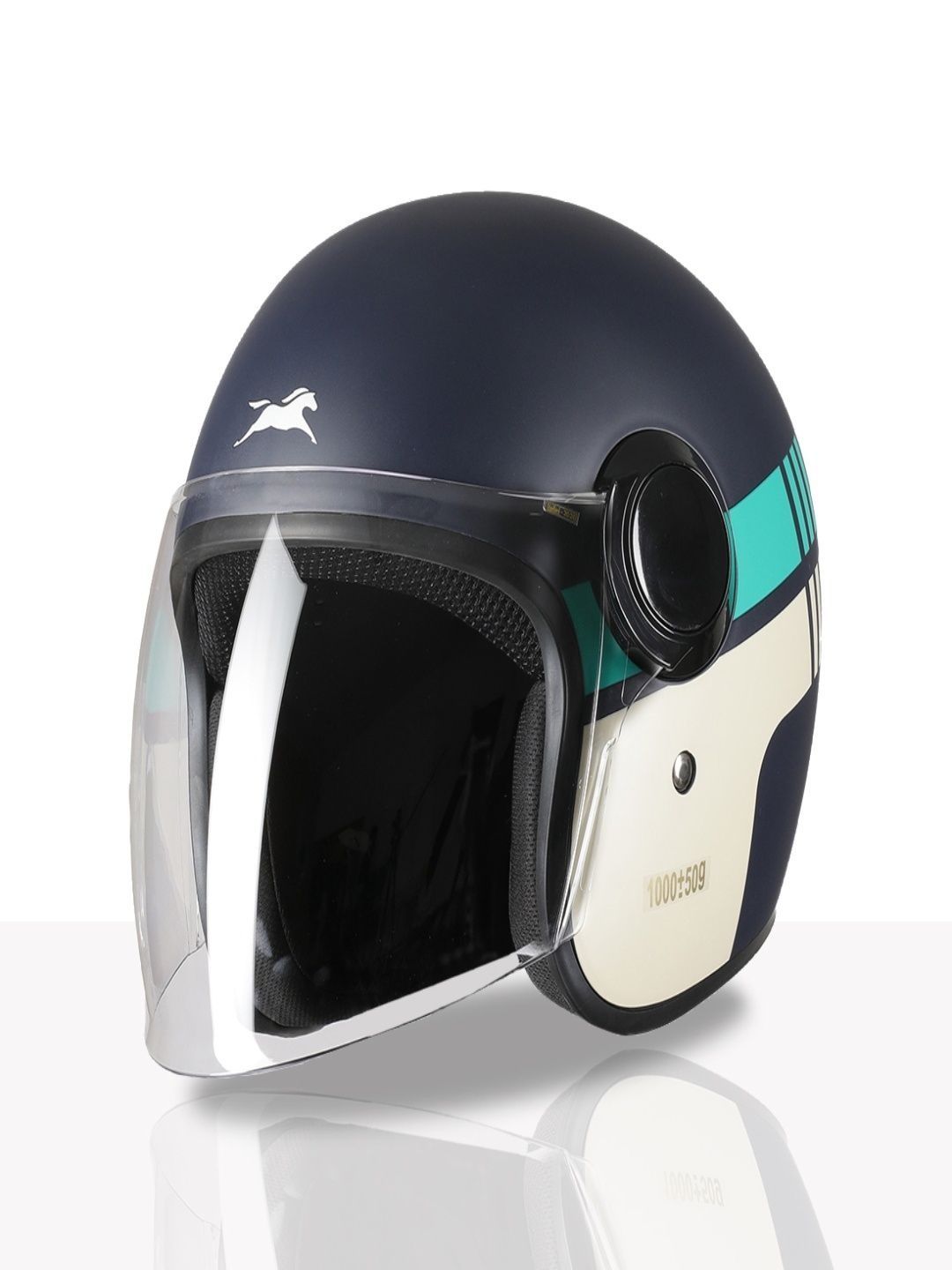 TVS Scratch Resistant Open Face Riding Helmet
