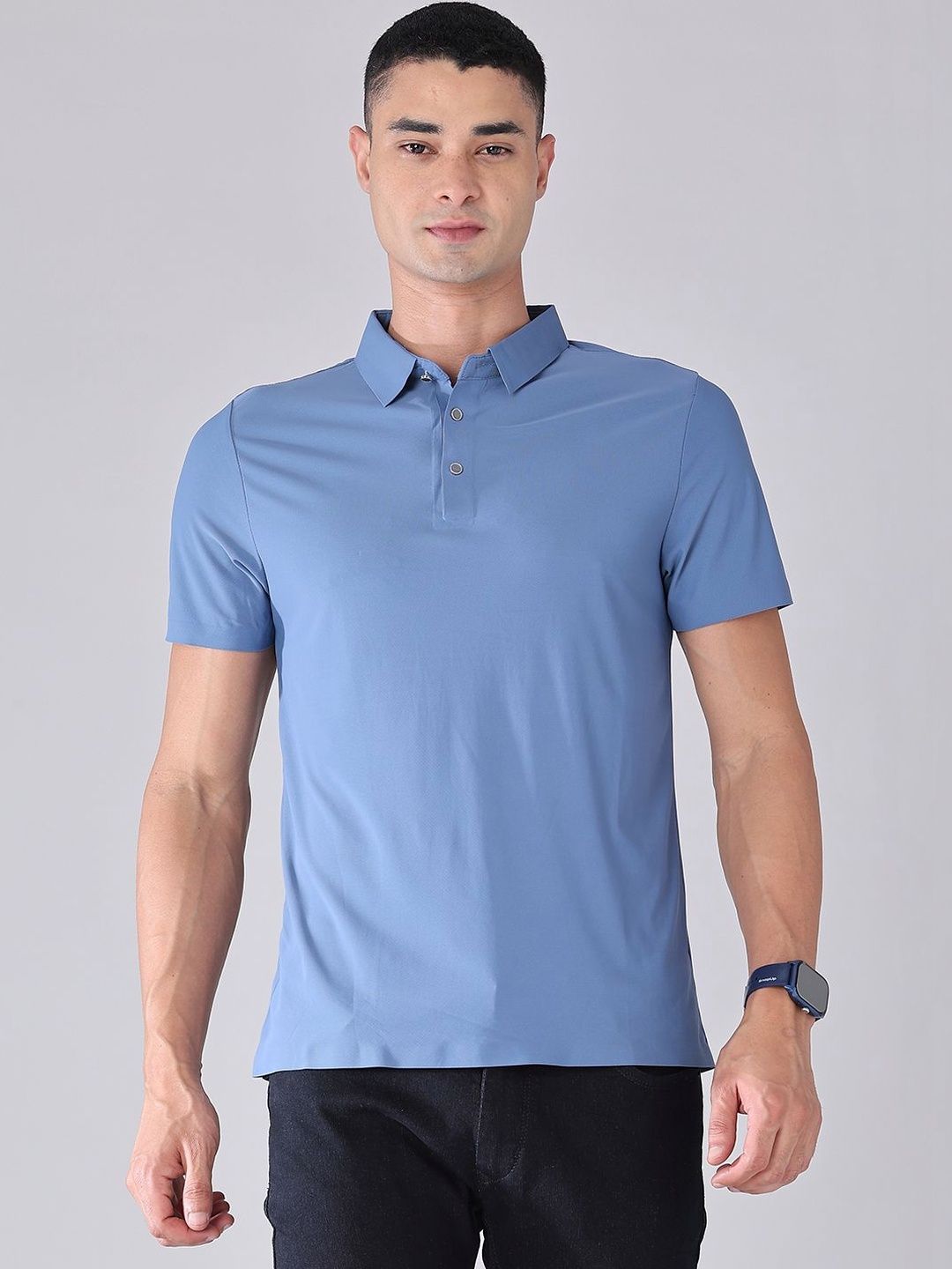 V-Mart Men Polo Collar Slim Fit T-shirt