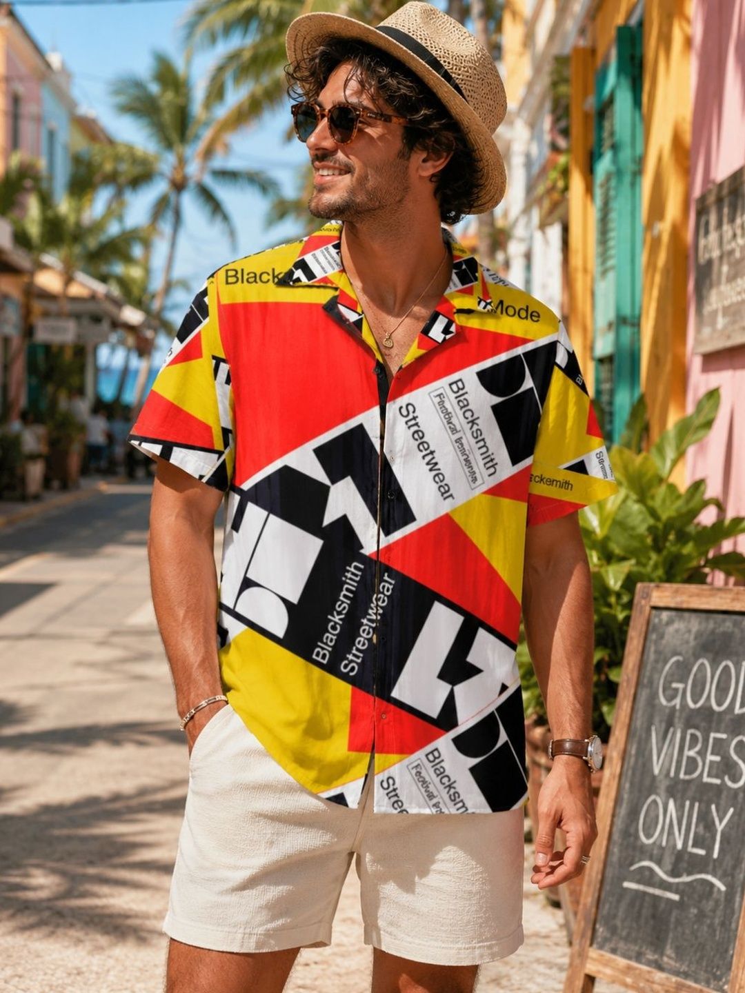 Blacksmith Men Comfort Printed Casual Shirt