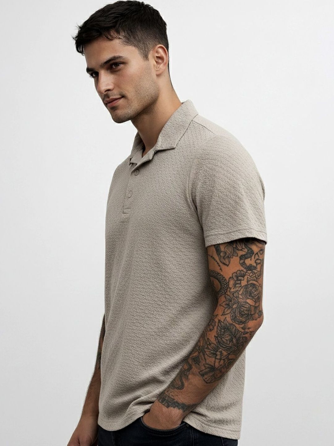 Kook N Keech Men Polo Collar T-shirt