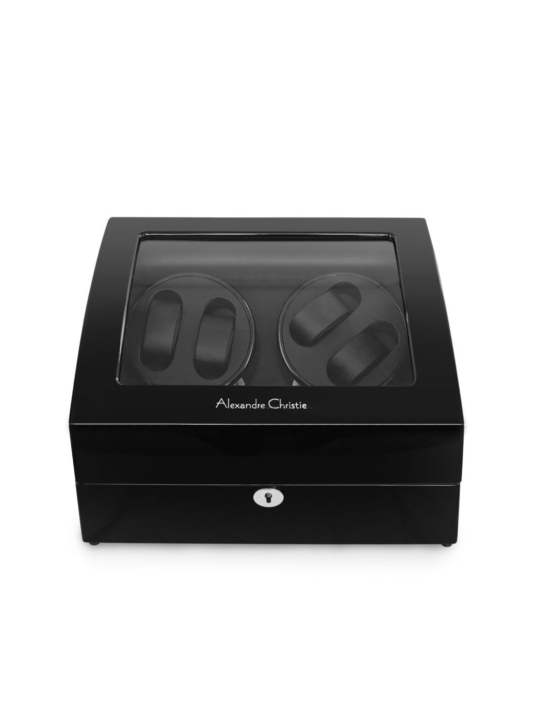 Alexandre Christie Alexandre Christie Automatic Watch Winder 4 Rotating Slots with 6 Slot Organiser