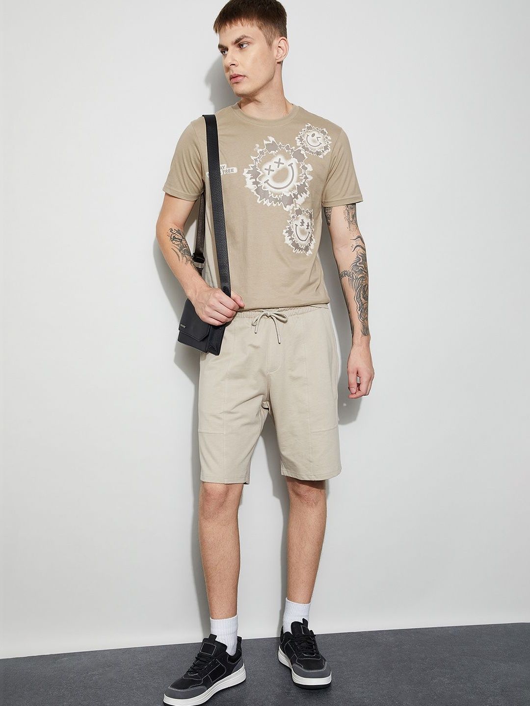SmileyWorld Men Printed T-shirt