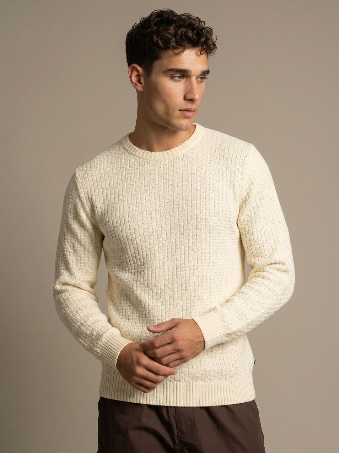 glitchez Self-Design Pullover Sweater