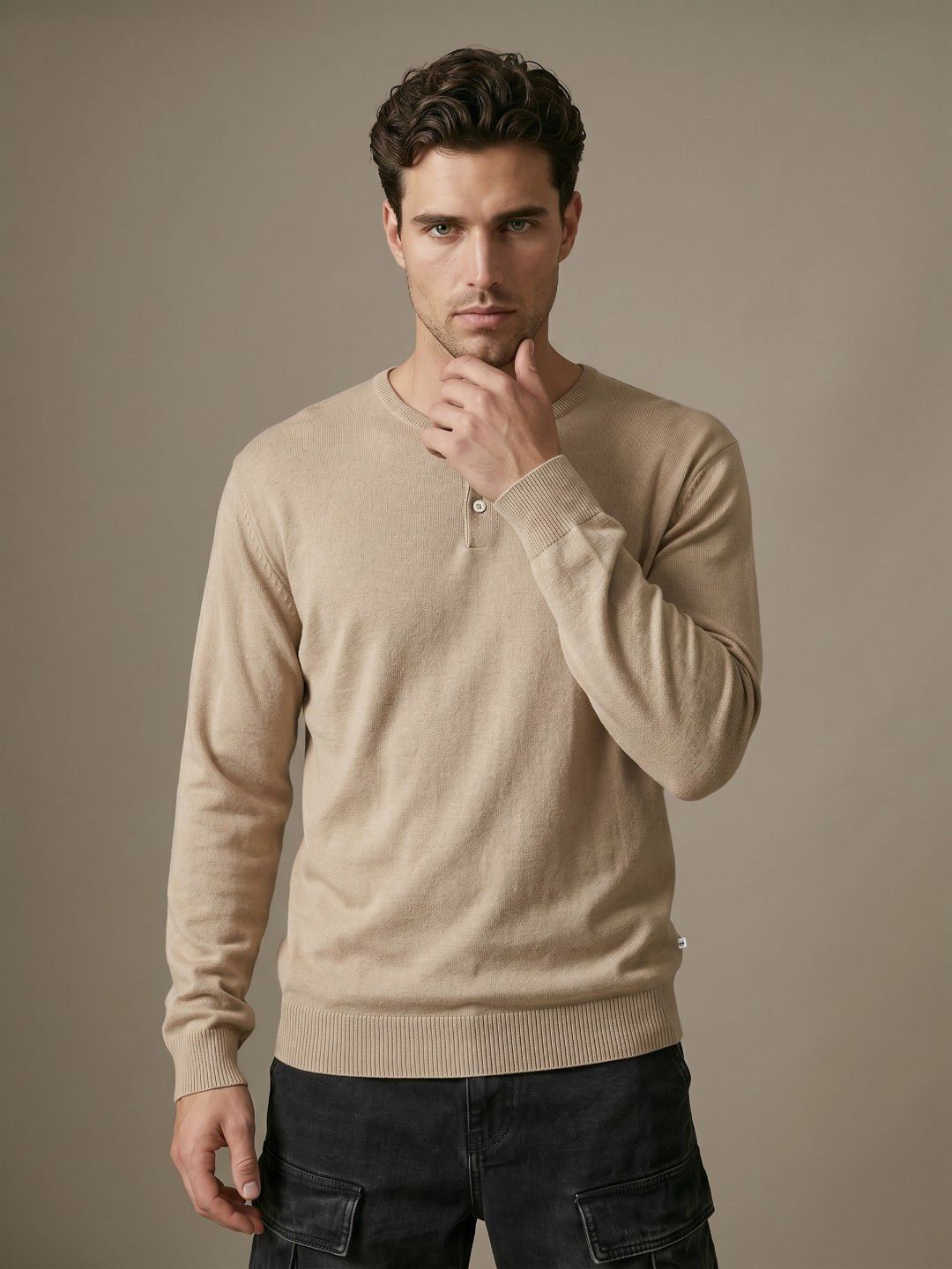 glitchez glitchez Pure Acrylic Knitted Pullover
