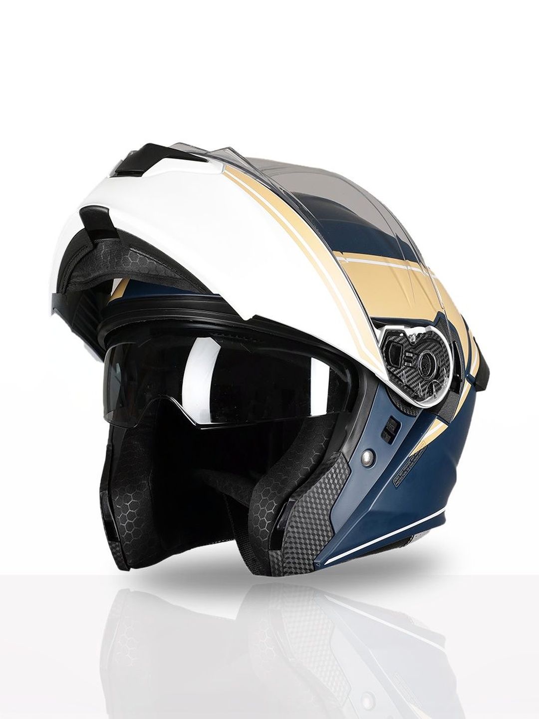 TVS Scratch Resistant Flip-up Riding Helmet