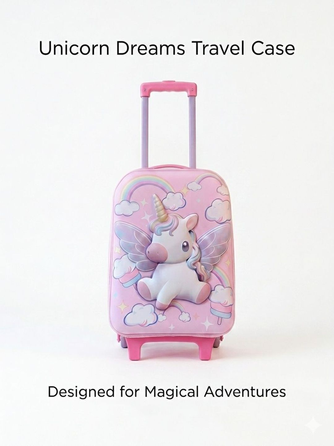 NAVRANGI Kids Printed Hard-Sided Medium Trolley Bag