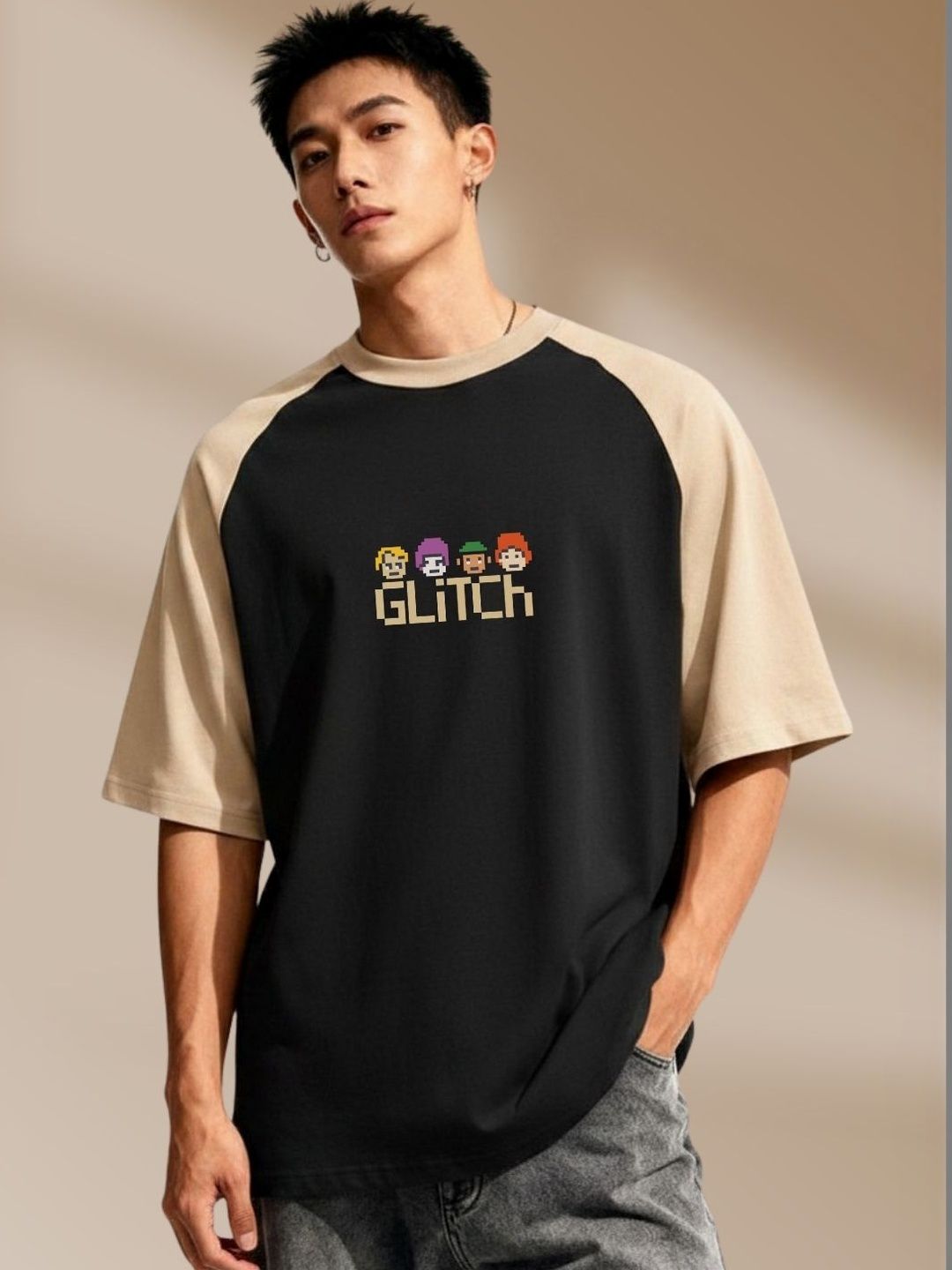 Cool Plus Men Colourblocked T-shirt