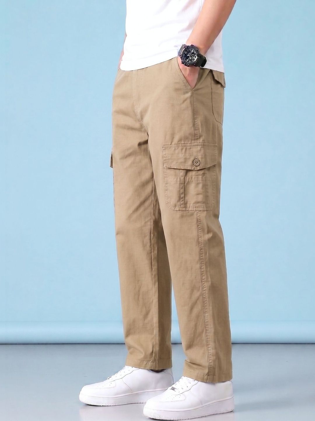 Roadster Men Relaxed Cargos Trousers