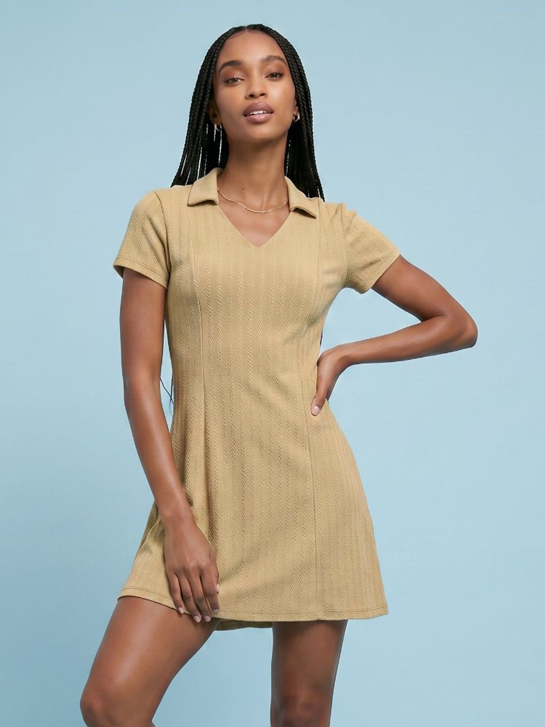 SPORT STREET by glitchez Striped A-Line Mini Dress