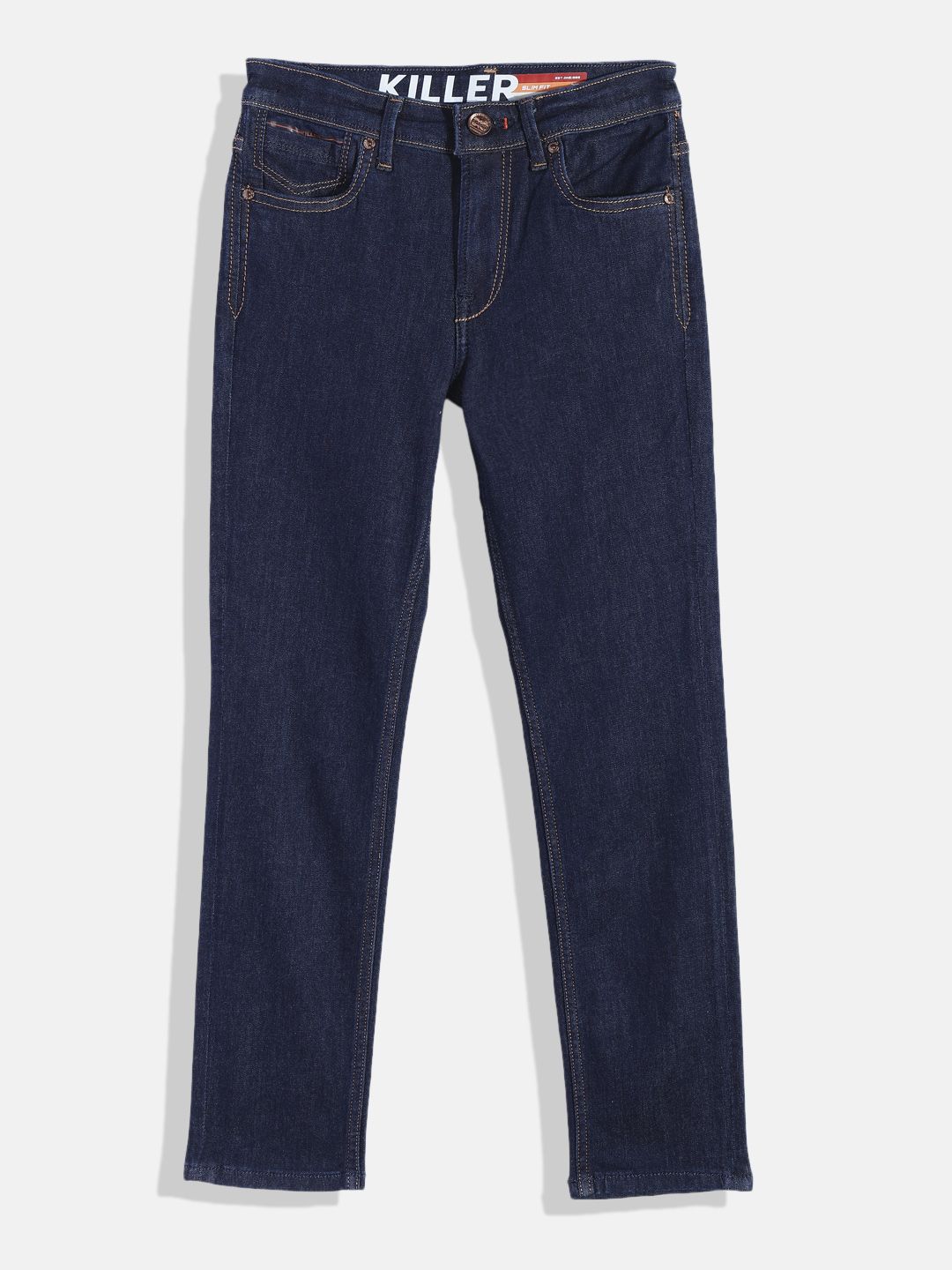 JUNIOR KILLER JUNIOR KILLER Boys Smart Slim Fit Mid-Rise Stretchable Jeans