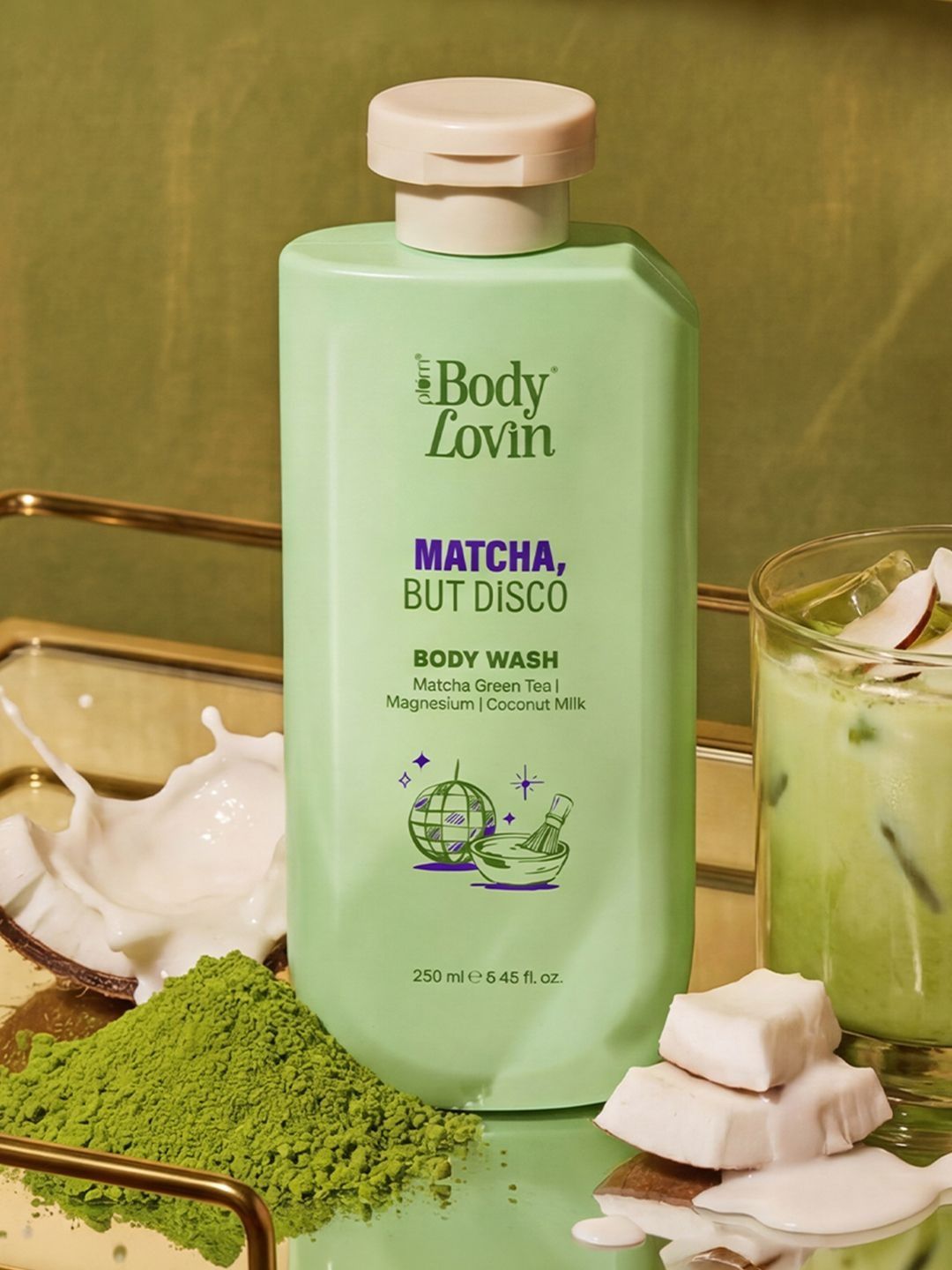 Plum Plum BodyLovin' Matcha, But Disco Body Wash - 250 ml