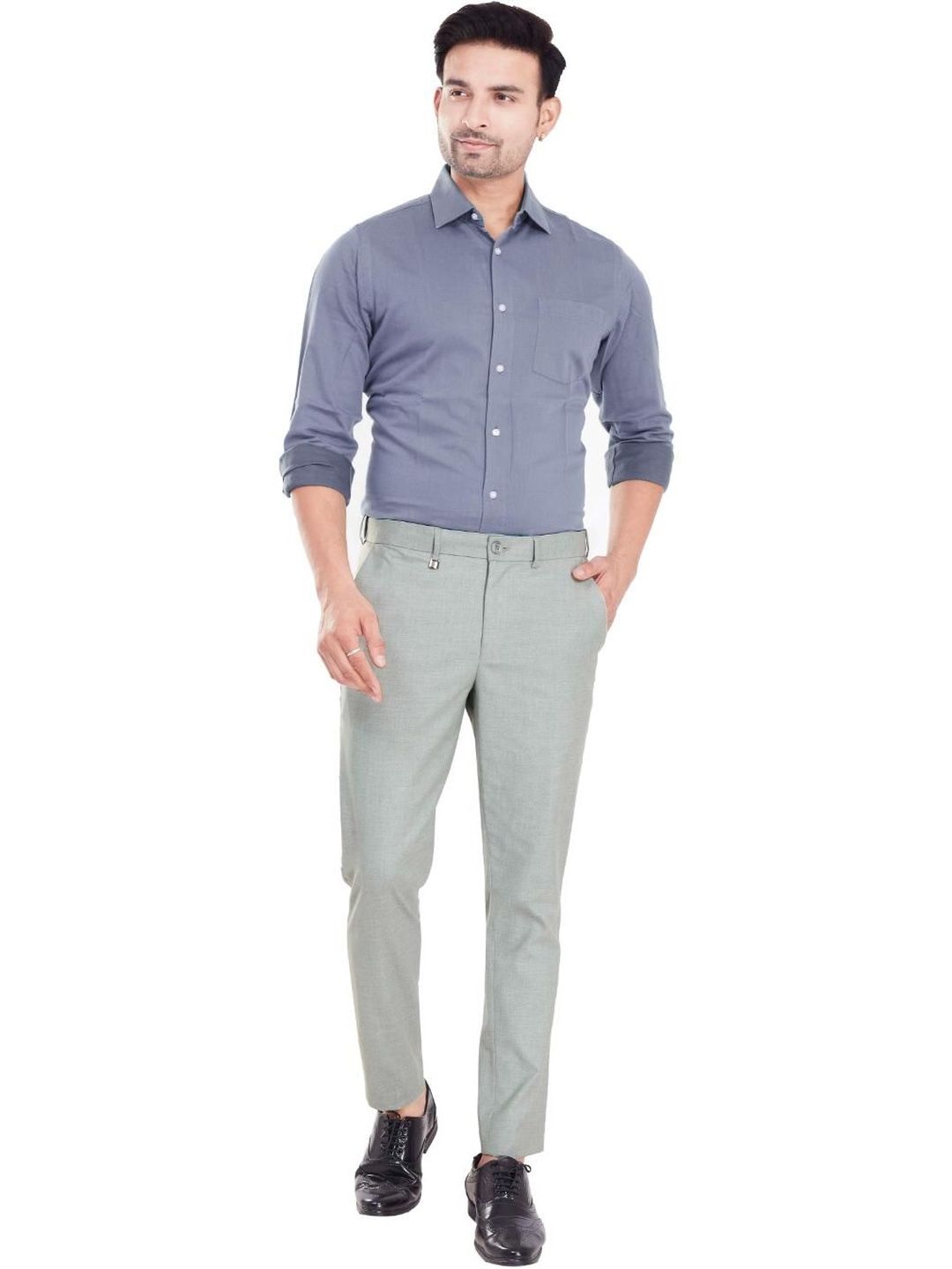 KAMOK KAMOK Men Slim Fit Trousers