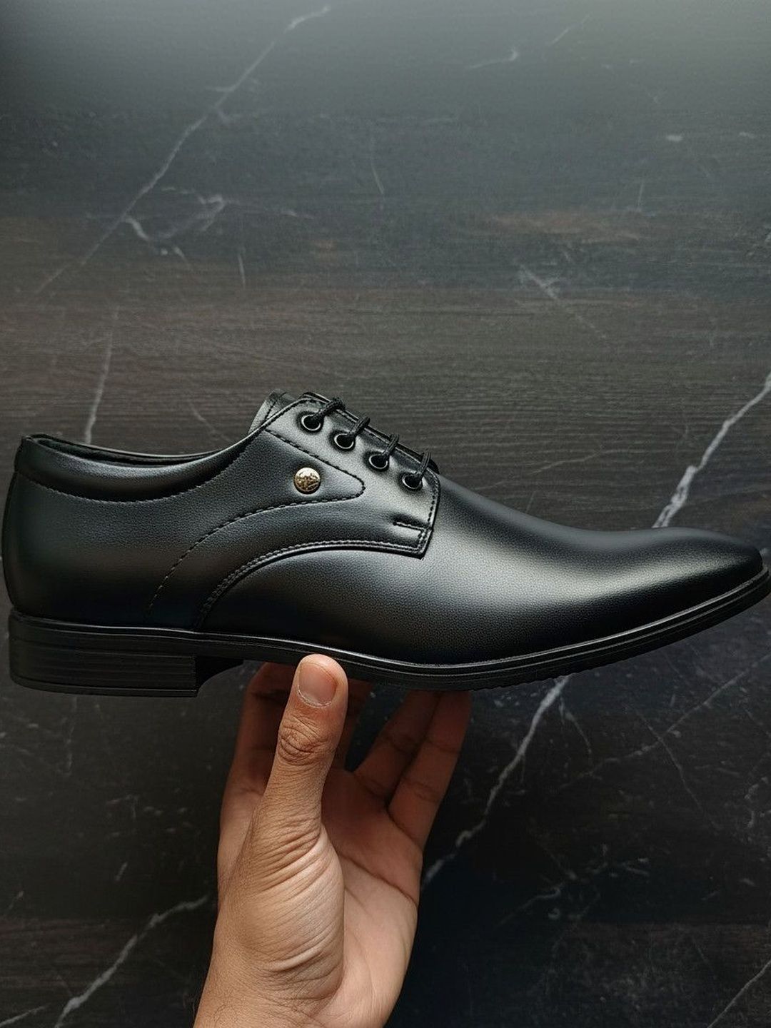 Zuliva Men Pointed Toe Lace-Ups Derbys Formal Shoes