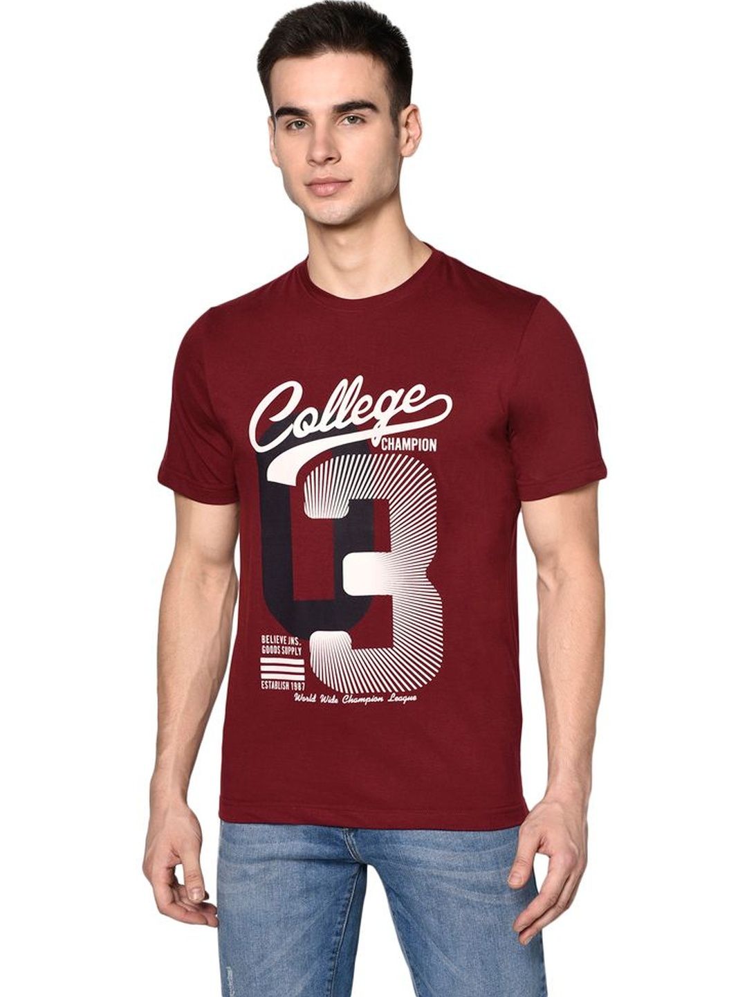 Oakmans Men Printed T-shirt