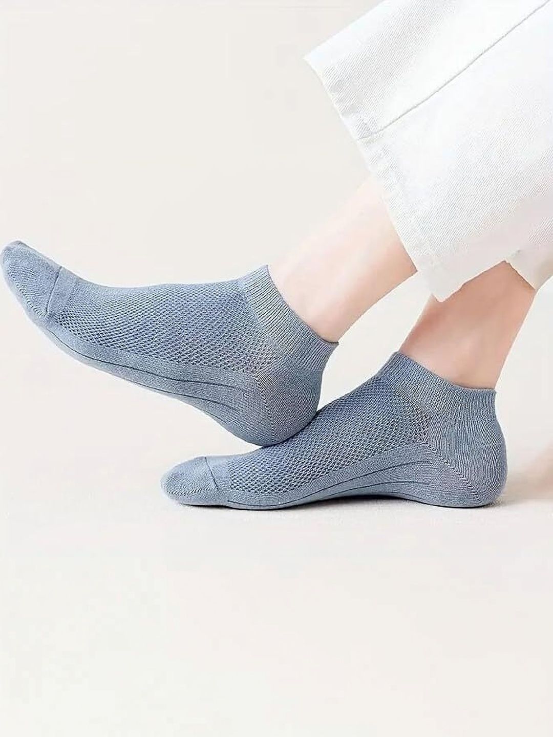MERCEHIVE Men Pack of 6 Cotton Ankle Length Socks