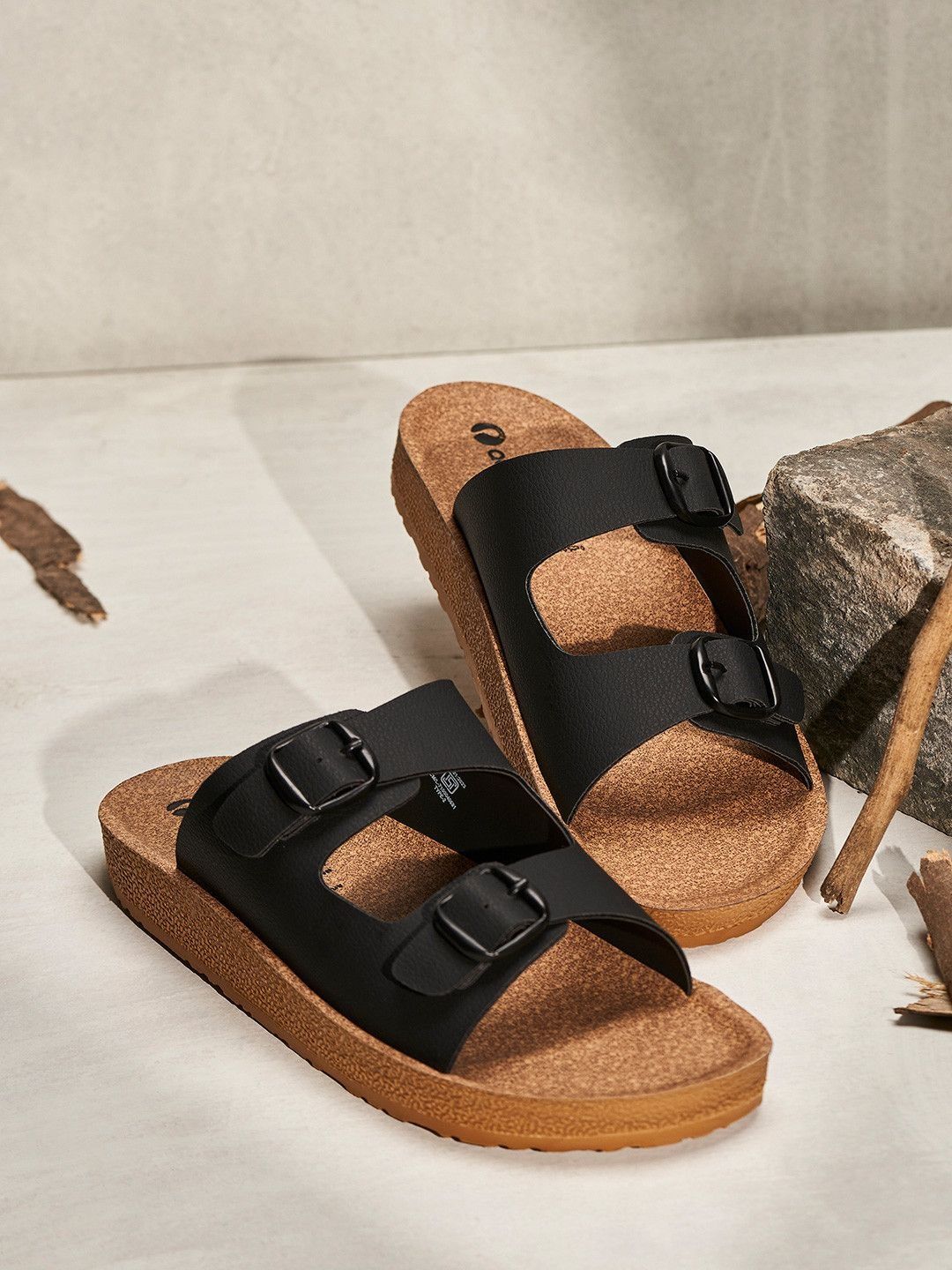 Aeroblu Men Open Toe Flats