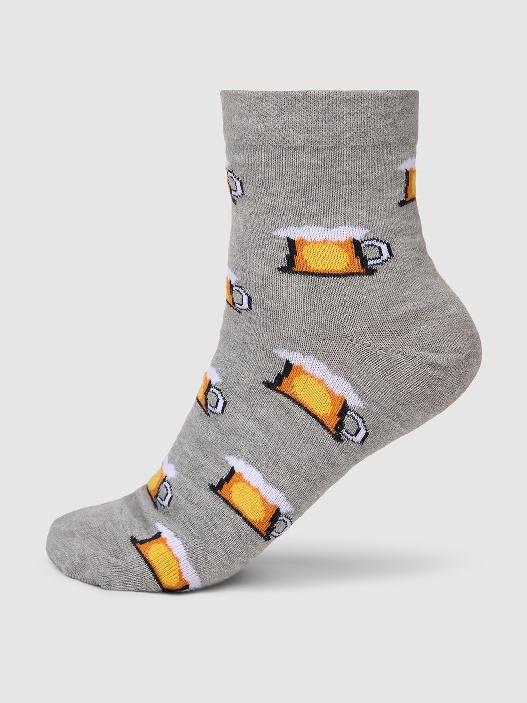 Being Human Men Cotton Patterned Ankle Length Socks