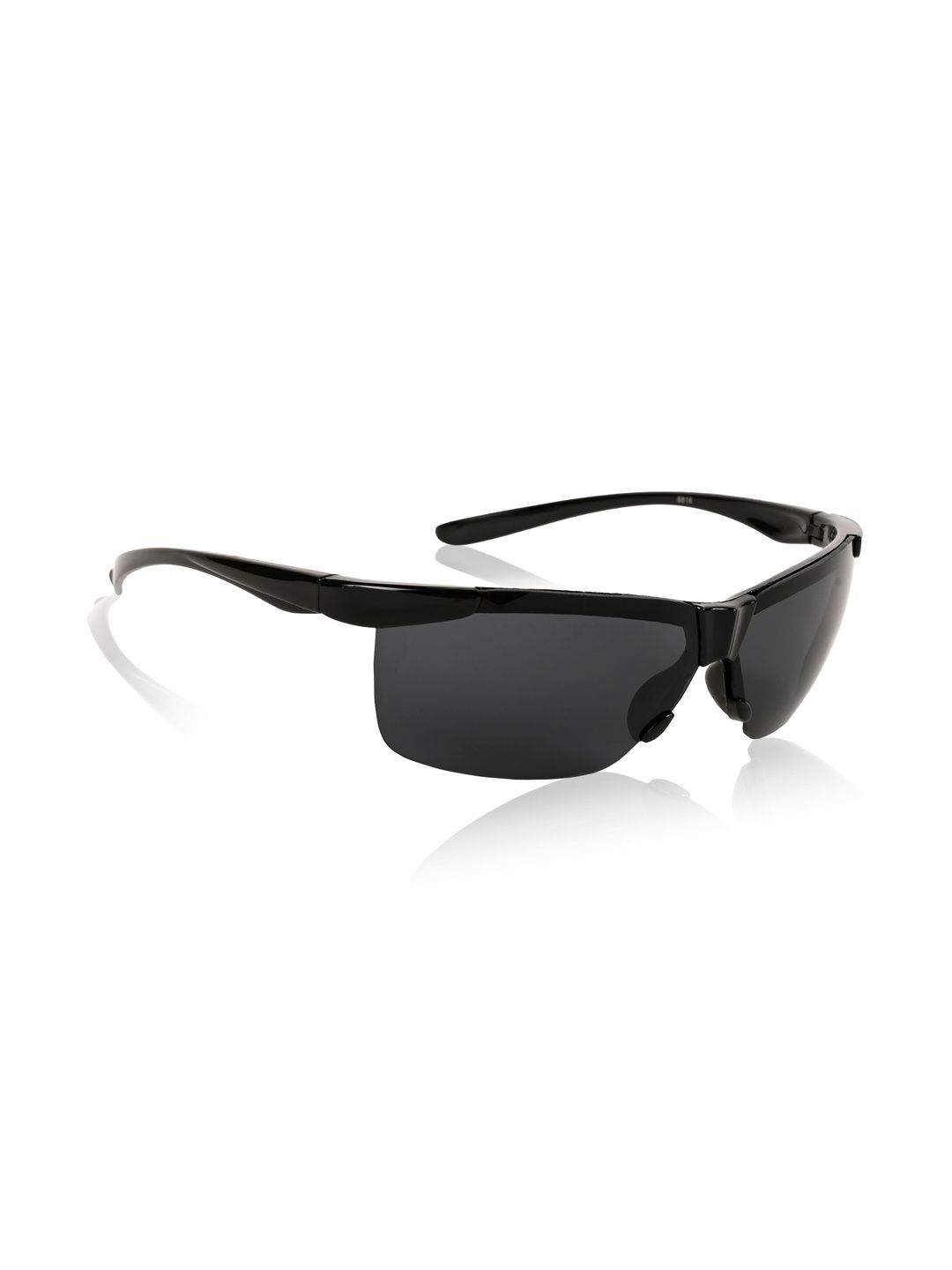 PARK LINE Men Grey Lens & Black Sports Sunglasses with