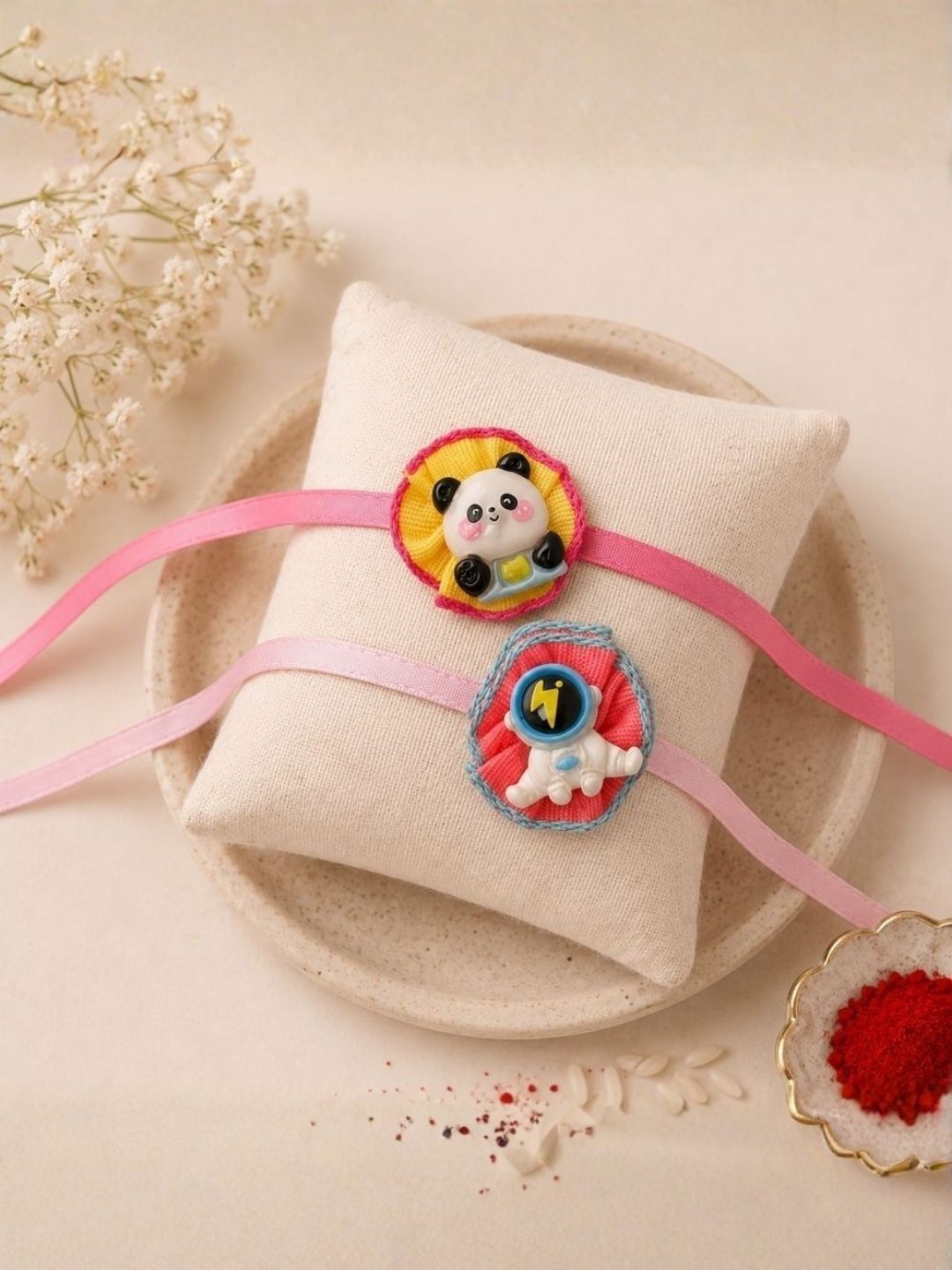 I Jewels Kids Boys Set Of 2 Cartoon Thread Rakhis For Brother