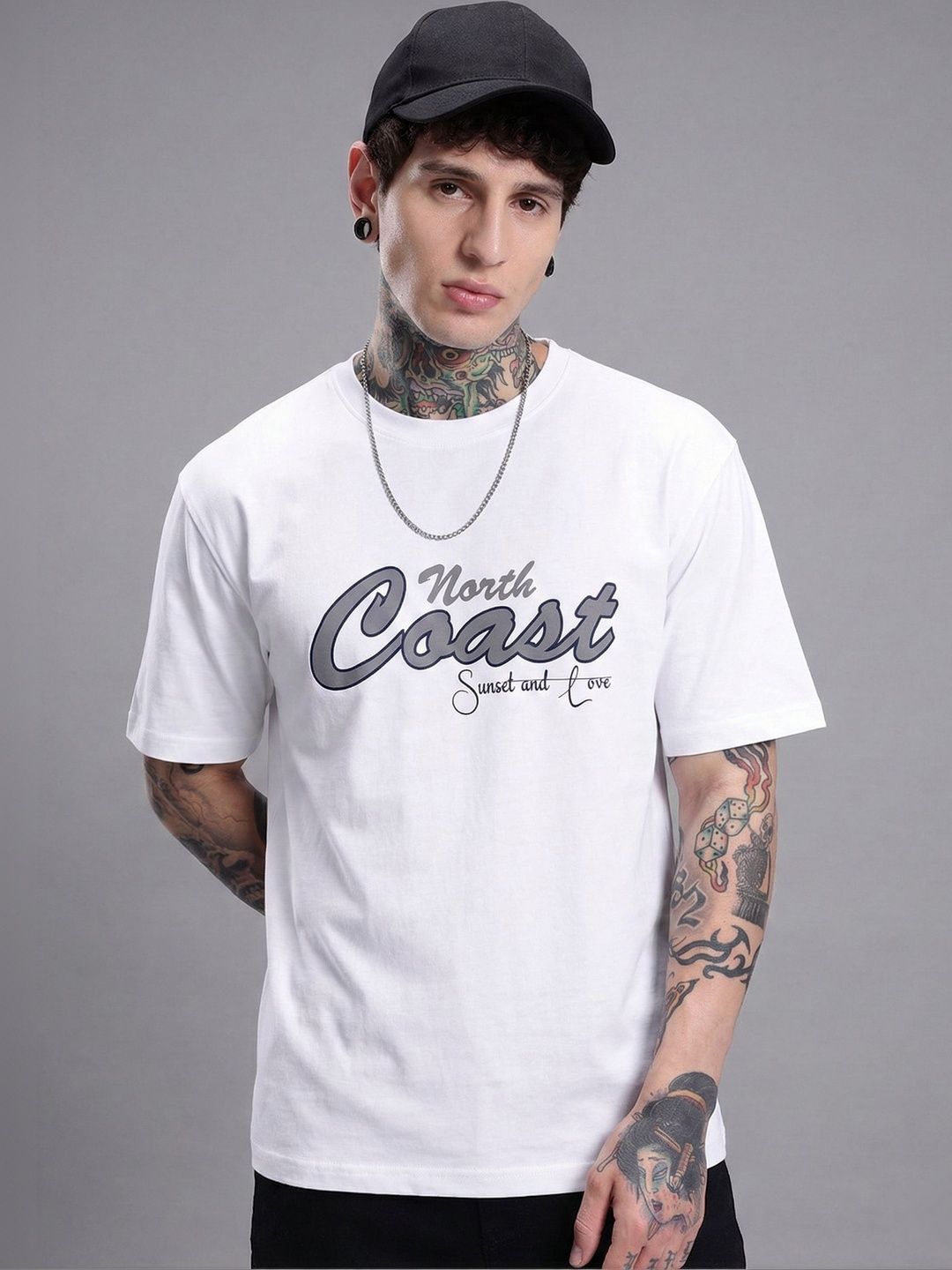 Moda Rapido Men Typography Printed T-shirt