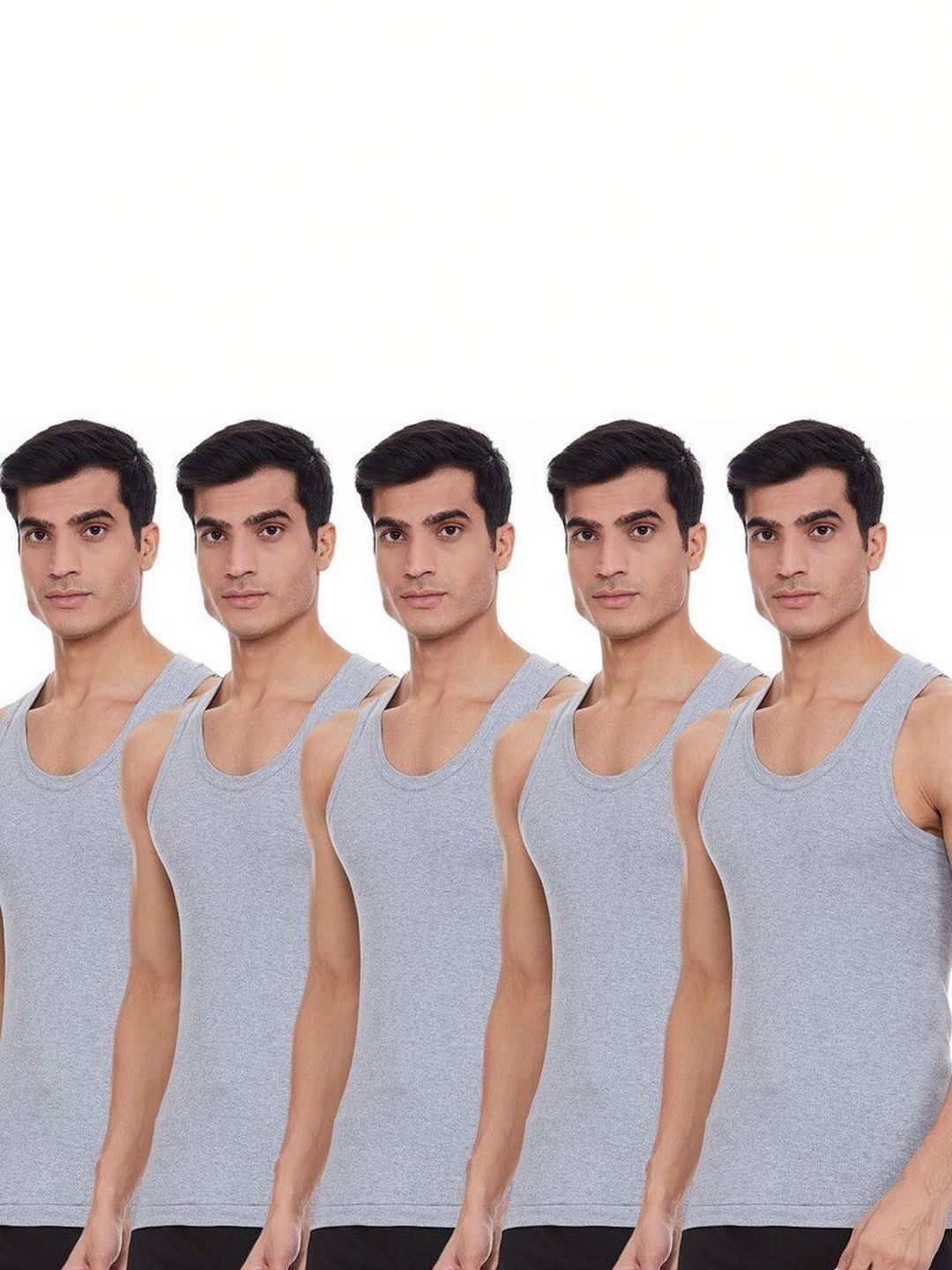Renox Pack of 5 Cotton Undershirt