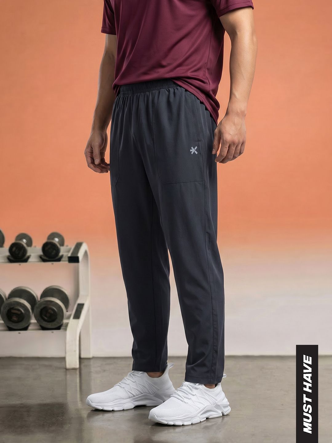 HRX by Hrithik Roshan Men Rapid-Dry Training Track Pants