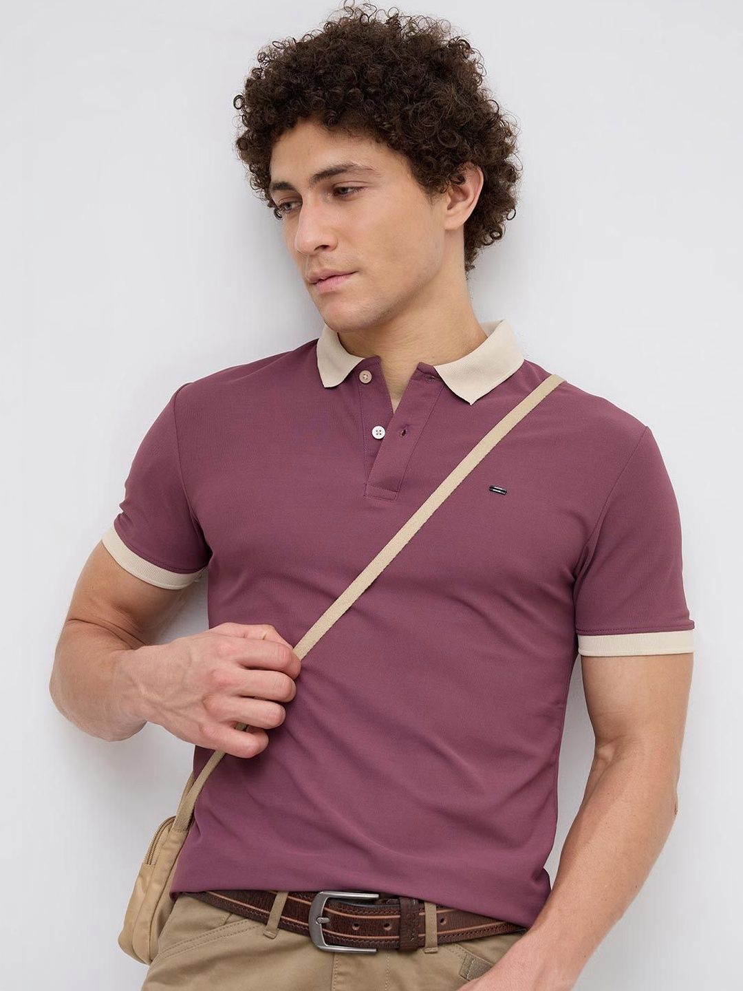 nostrum Polo Collar Short Sleeves Regular Fit T-Shirt